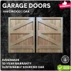 Oak garage doors