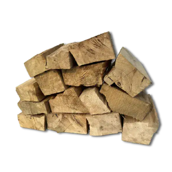 firewood with no bark