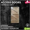 Solid Oak Access Door by Acorn to Oak Framing
